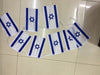 Israel flags 8 on a string - decorations - Sukkahmart South Africa